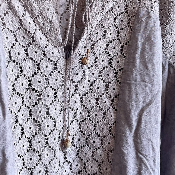 Free People Perforated Blouse - Picture 4 of 5